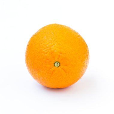 Beyaz arkaplanda turuncu izole edilmiş