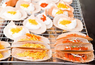 çıtır krep yerli Tay tarzı