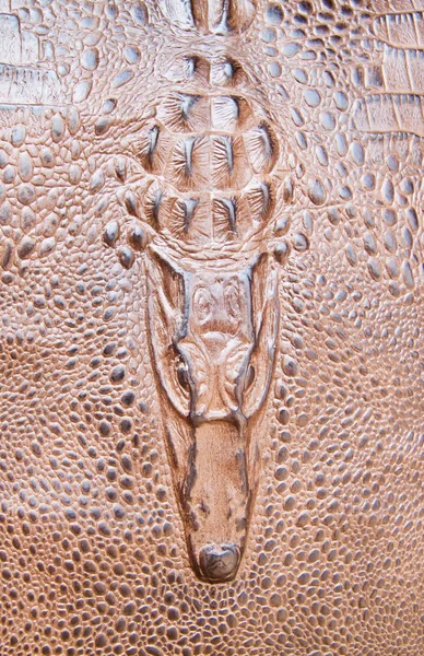 Fondo de textura de piel de cocodrilo falso — Foto de Stock
