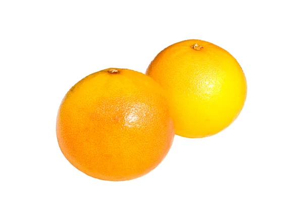 Fehér alapon izolált grapefruit — Stock Fotó