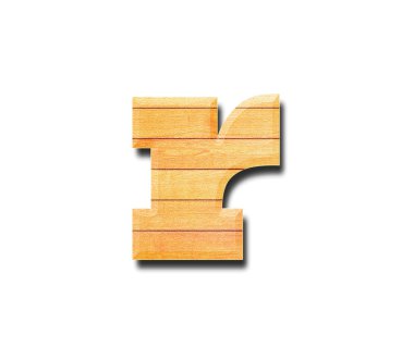 alt gölge beyaz zemin üzerine ahşap Alfabe harf r