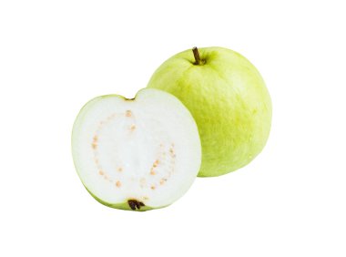 Beyaz arka plan üzerinde izole guavas