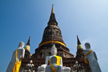 Antik pagoda-ayutthaya, Tayland