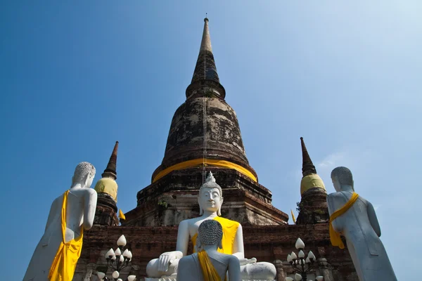 Ancient pagoda-Ayutthaya Thailand Stock Photo