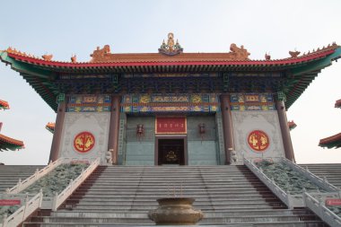 Güzel binalar Çin Tapınağı, Nonthaburi-Tayland