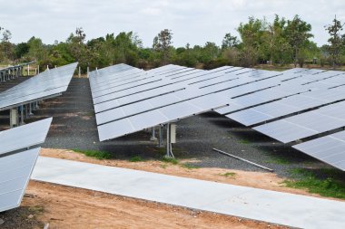 Solar hücre tesisi, kırsal Kuzey Tayland