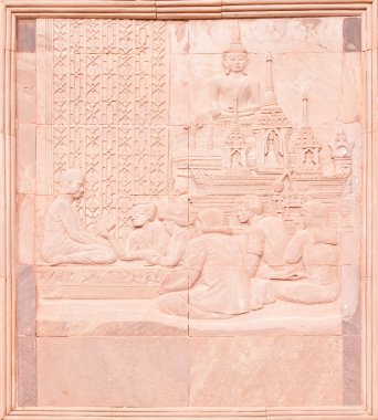 alçak kabartma heykel yerli Tay Sanat