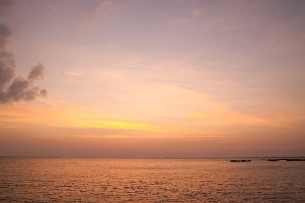海滨的落日 — 图库照片