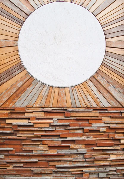 Texture motif bois vintage et marbre cercle pour fond — Photo