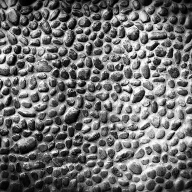 Çakıl taşı duvar dokusu