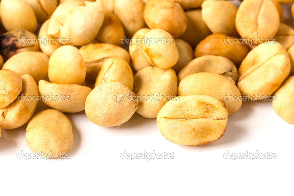 Granos de café sin tostar — Foto de stock © satit_srihin