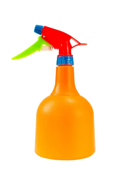Bottiglia di plastica nebbioso spray — Foto Stock