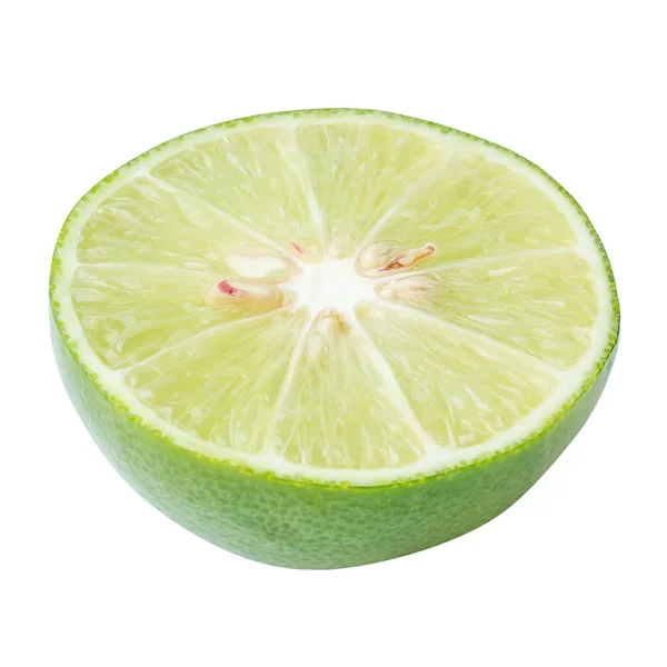 Polovinu ovoce citrusové vápno — Stock fotografie