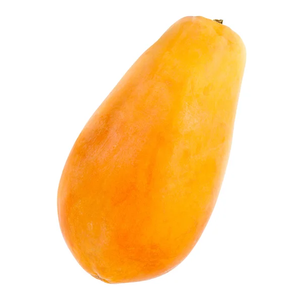 Papaya isolerad på vit — Stockfoto