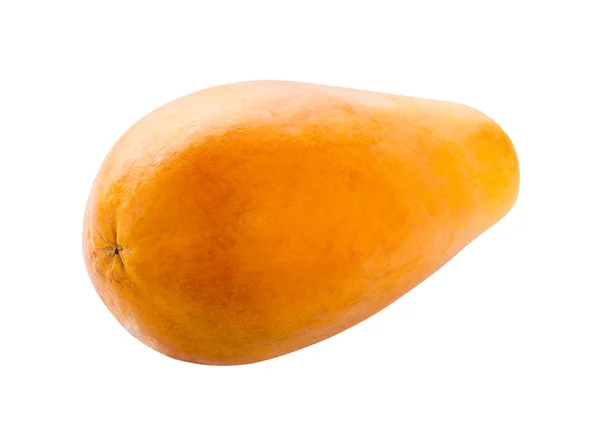 Papaya geïsoleerd op wit — Stockfoto