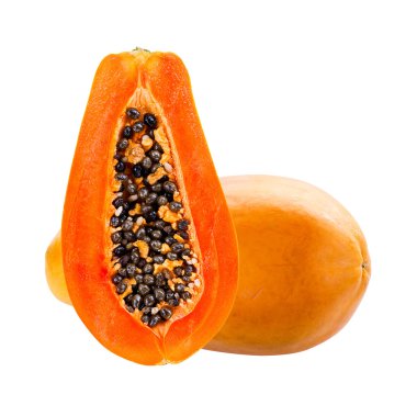 beyaz izole papaya 