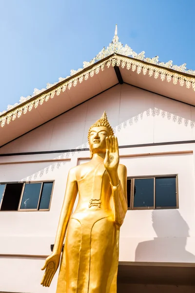Στέκεται χάλκινο άγαλμα του Βούδα εικόνας — Φωτογραφία Αρχείου