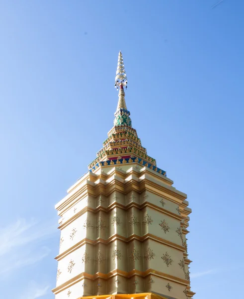 A beleza da arquitetura estilo lanna do norte tailandês na temperatura — Fotografia de Stock