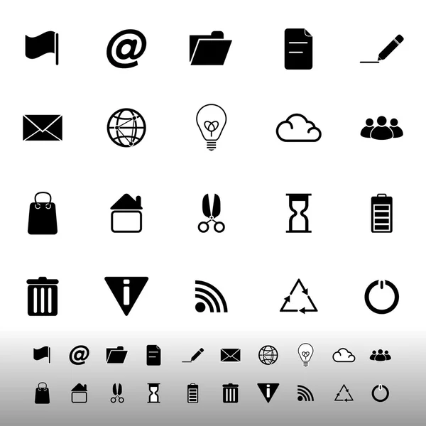 Web-und Internet-Symbole auf weißem Hintergrund — Stockvektor