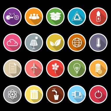 uzun gölge ile ekoloji simgeleri