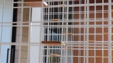 Ortak çalışma alanı minimal biçim dekorasyonu, stok görüntüleri