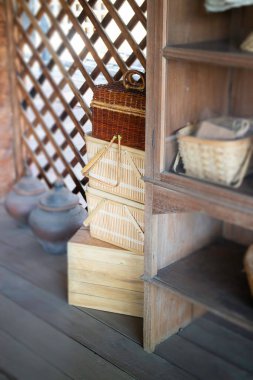 Dekorasyon endüstriyel tarzı tavan arası kafe, stok fotoğrafı