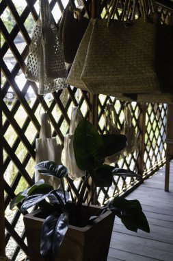 Dekorasyon endüstriyel tarzı tavan arası kafe, stok fotoğrafı