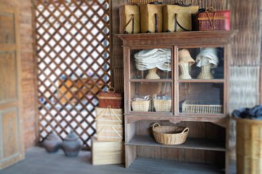 Dekorasyon endüstriyel tarzı tavan arası kafe, stok fotoğrafı