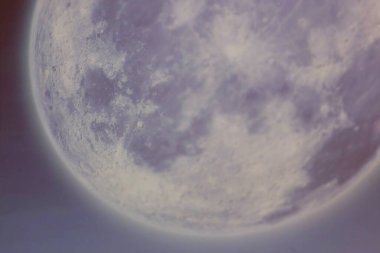 Etrafı saran kusursuz uzay mavisi gezegen, stok fotoğrafı