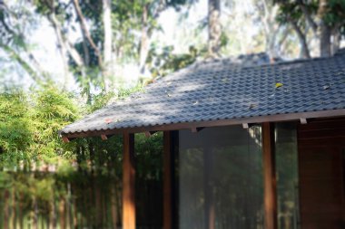 İç tasarım minimal kahve dükkanı, stok fotoğrafı.