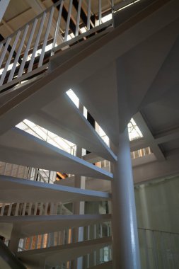 Eski tuğla salon girişi, stok fotoğrafı.