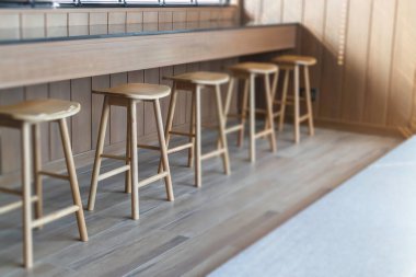 Çatı katı tarzı kahve dükkanı iç dekorasyon, stok fotoğrafı.