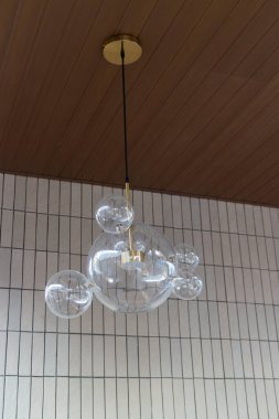 Çatı katı tarzı kahve dükkanı iç dekorasyon, stok fotoğrafı.