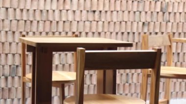 Minimum tavan arası tarzı kahve dükkanı dekorasyonu, stok görüntüleri