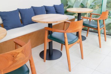 Kahve dükkanı dekorasyonu, stok fotoğrafı.