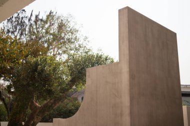 Minimal white style decoration of tea shop, stock photo