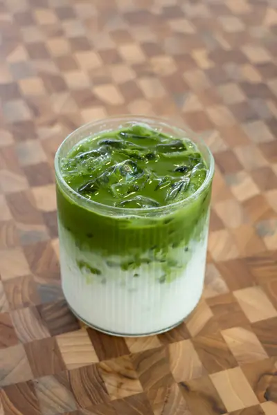 Premium Matcha Green Tea Cup Drink Stock Photo — Foto de Stock