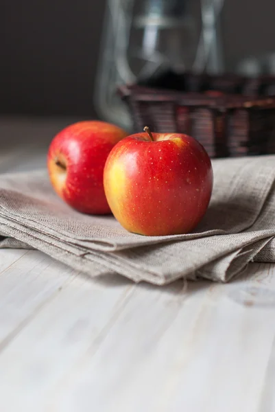 Minimalist Still life with Red Apples — Stock Photo, Image