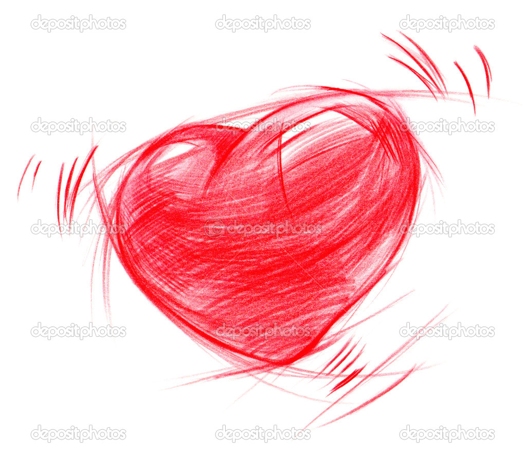 Heart sketch image
