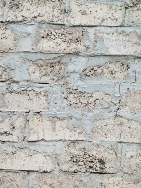 Tuğlalar inşaat döşeme koydu