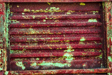 Oluklu paslı metal paneli