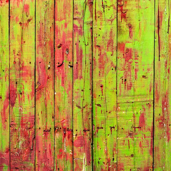 彩色破旧的木板 — 图库照片