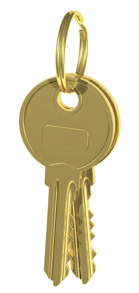 Two golden keys — Stock Photo, Image