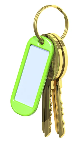 Two golden keys — Stock Photo, Image