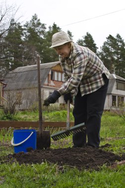 yataklar için sebze hazırlama