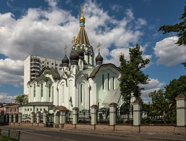 Kościół Zmartwychwstania Pańskiego w Sokolniki (Kedrovskaya Church) — Zdjęcie stockowe