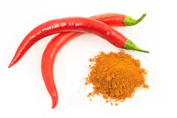 Red chilli pepper or cayenne pepper — Stock Photo, Image