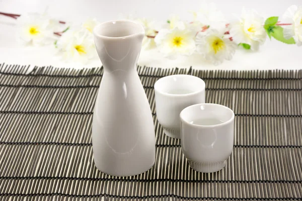 Sake - a traditional Japanese alcoholic beverage — Stock Photo, Image