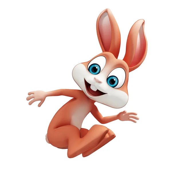 Happy and cute bunny — Stock Photo, Image