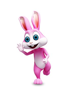 mutlu atlama bunny